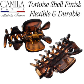 Camila Paris open clip showing strong spring mechanism for reliable grip