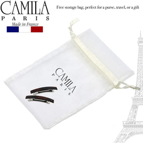 Camila Paris acetate texture close-up emphasizes polished durable finish