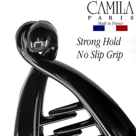 Camila Paris clip holding a small ponytail demonstrating easy styling benefit