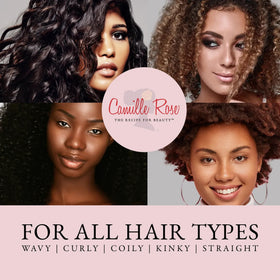 Camille Rose cream texture close-up highlighting smooth slip and moisture-rich consistency