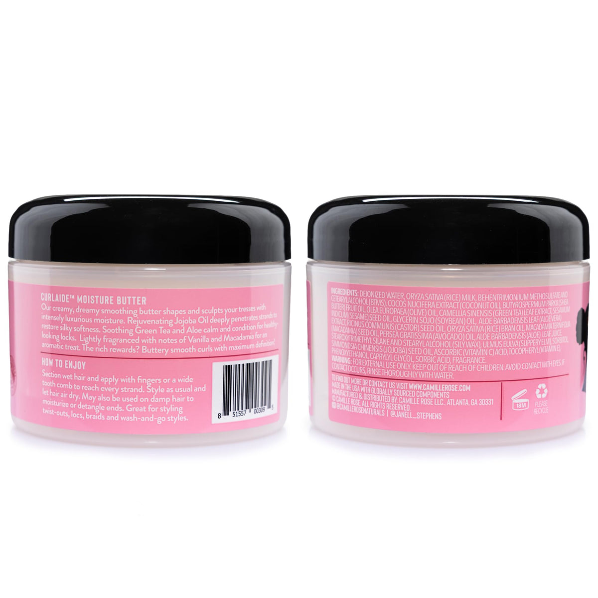 Camille Rose Curlaide closeup texture displaying creamy butter slip for easy detangling