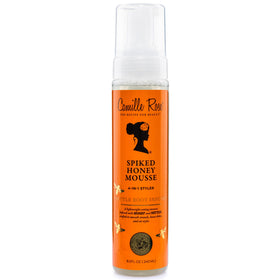 Camille Rose front label of Spiked Honey Mousse showing product benefit and finish