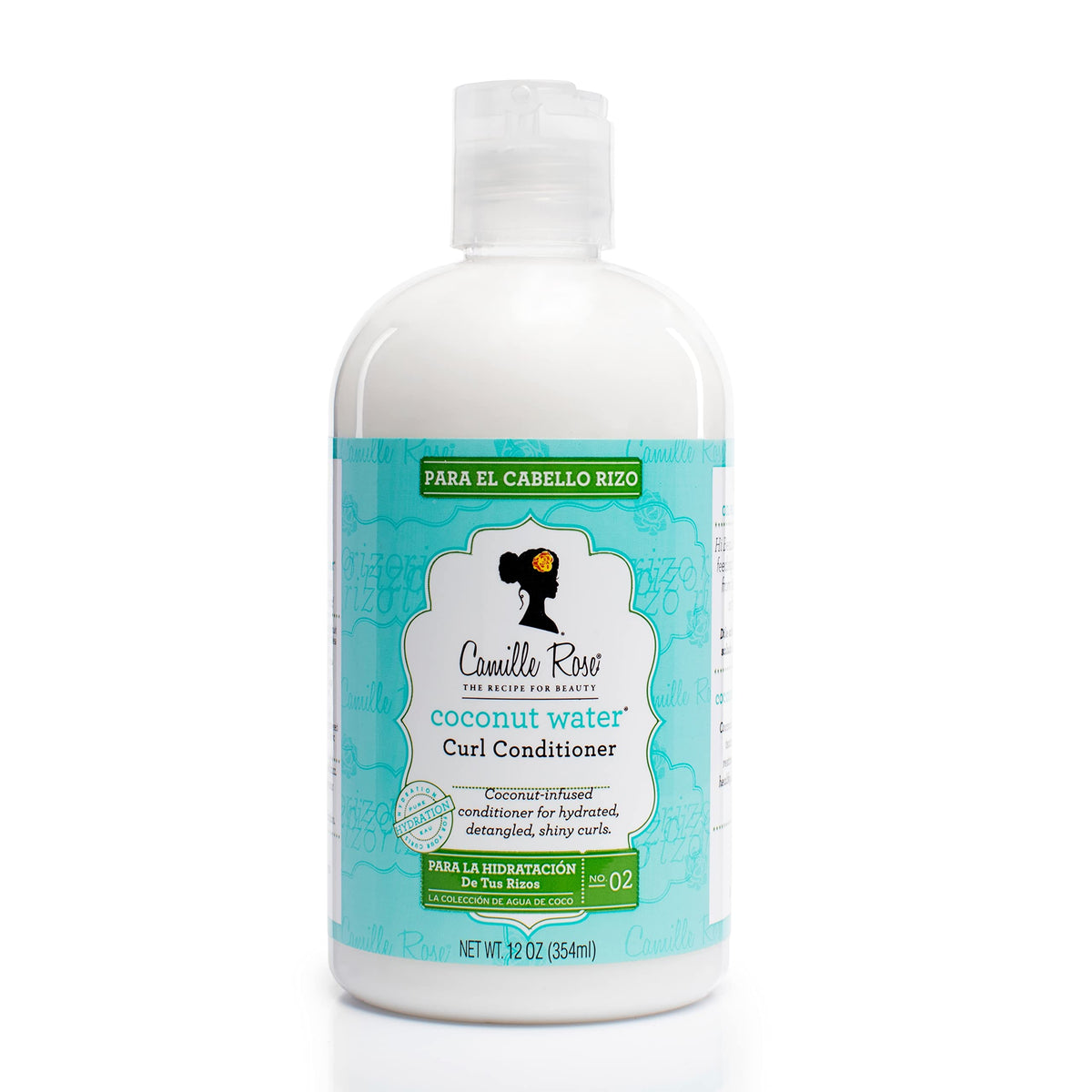 Camille Rose front bottle showing product and easy hydration benefits
