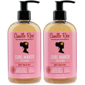 Camille Rose front packaging showing product benefits and soft-hold gel