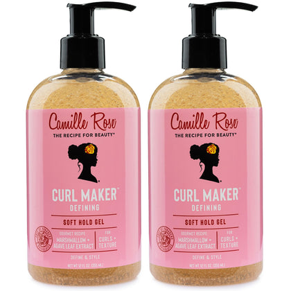 Camille Rose front packaging showing product benefits and soft-hold gel