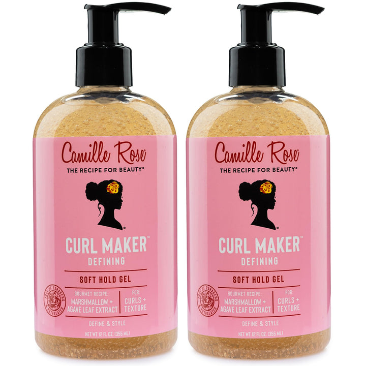 Camille Rose front packaging showing product benefits and soft-hold gel