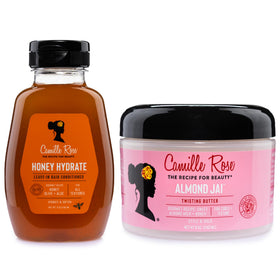 Camille Rose front packaging showing both jars and benefits