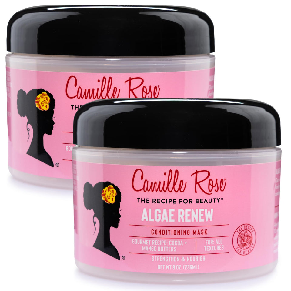 Camille Rose jar front packaging showing label and two-pack benefit