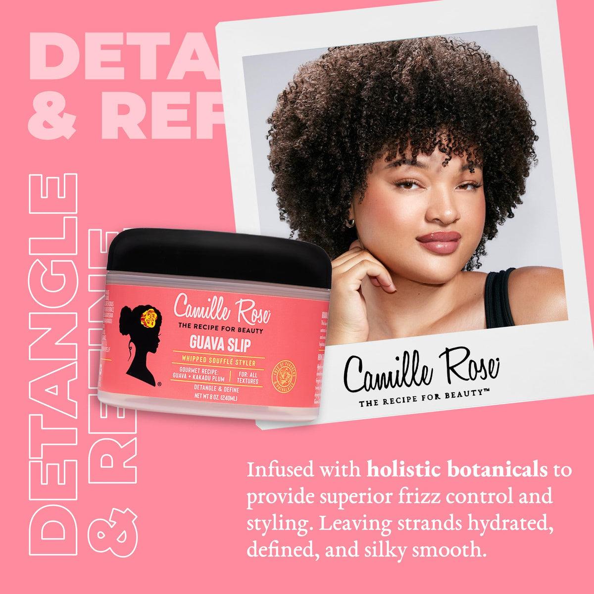 Camille Rose open jar showing whipped texture for easy glide