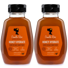 Camille Rose front packaging showing two bottles and benefits