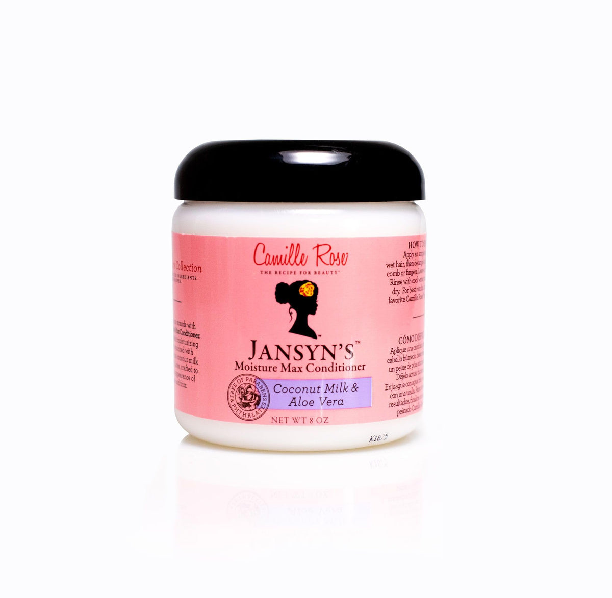 Camille Rose jar front view showing product for easy identification and shelf appeal