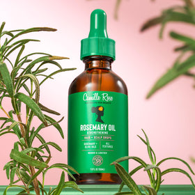 Camille Rose oil texture on hand, smooth absorbent sheen for softer strands