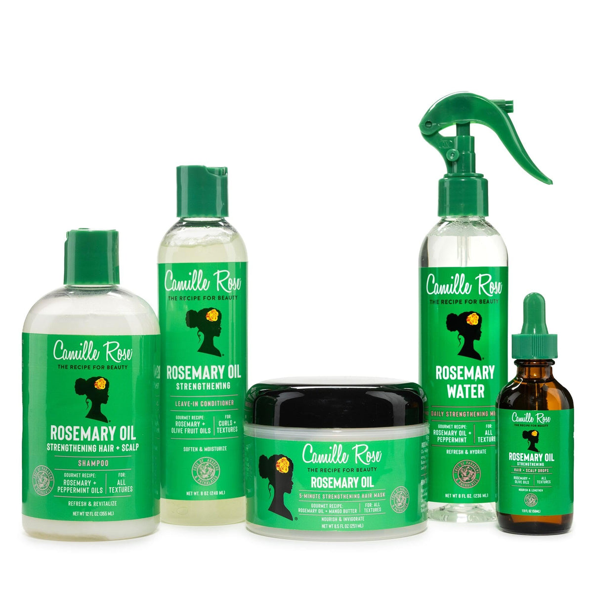Camille Rose in bathroom setting illustrating refreshed scalp and manageable hair