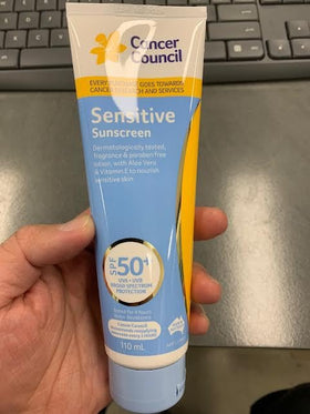 Cancer Council texture close-up creamy lotion demonstrating smooth application and hydration