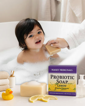 Candida Freedom bar in shower demonstrating daily use and easy rinse