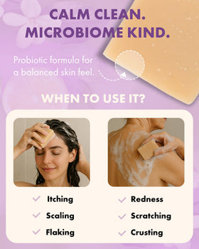 Candida Freedom rich lather foam illustrating gentle effective cleansing