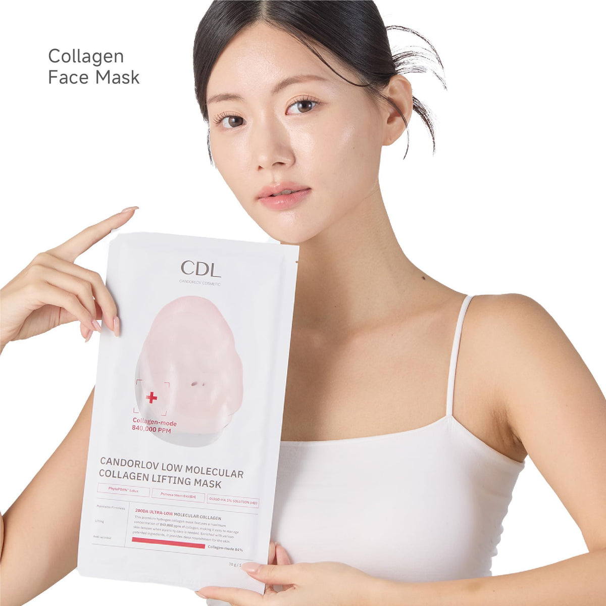 CANDORLOV paired with Collagen Boosting Glass Cream to lock in firmness and glow