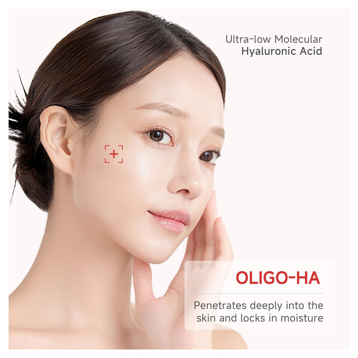 CANDORLOV remaining serum on skin detail showing hydration and glow benefit