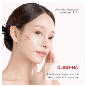 CANDORLOV remaining serum on skin detail showing hydration and glow benefit