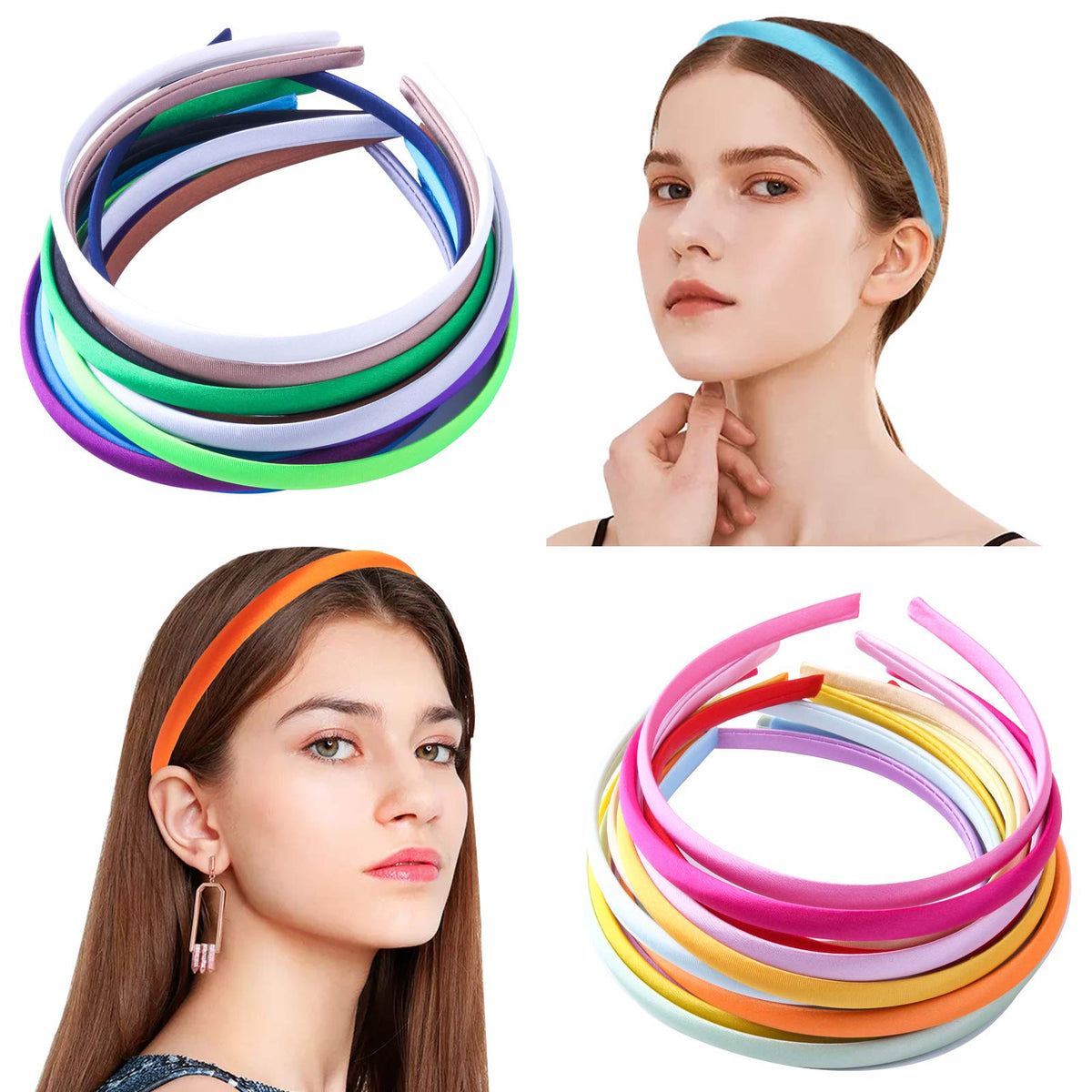 Candygirl party favor display with multiple headbands ready for gifting
