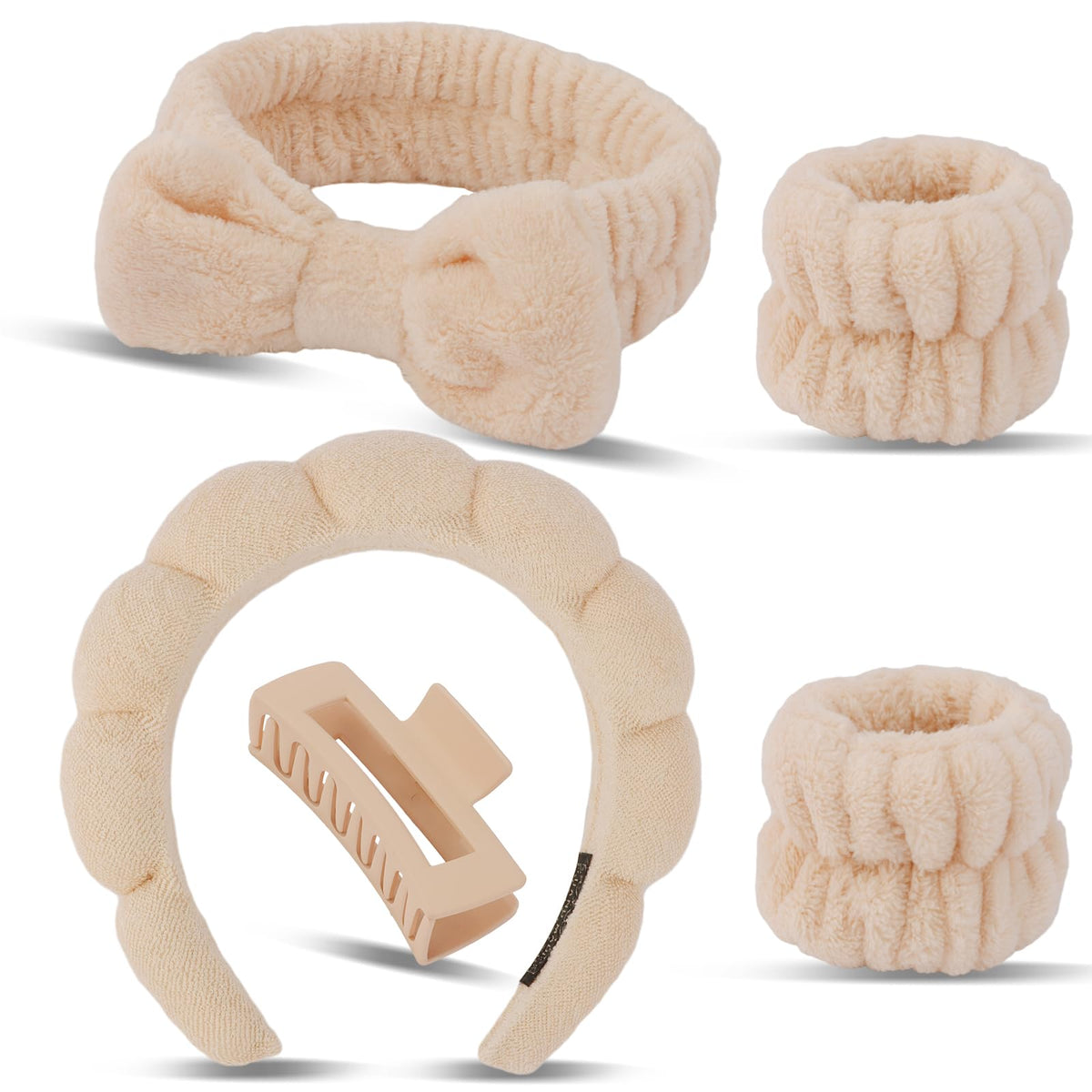Canitor cloud headband side view showing sponge core and shape retention