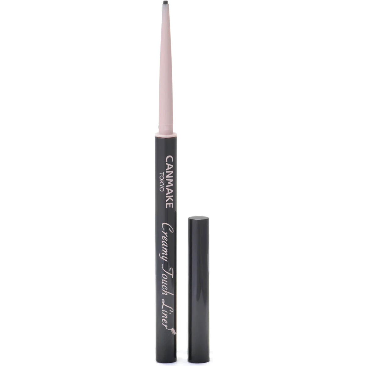 CANMAKE creamy touch liner front view showing slim pen and packaging for easy storage