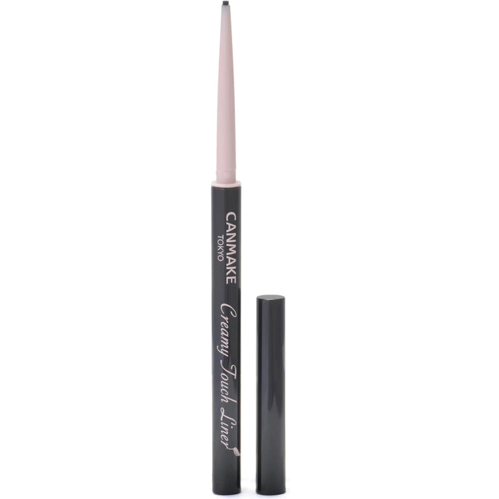 CANMAKE creamy touch liner front view showing slim pen and packaging for easy storage