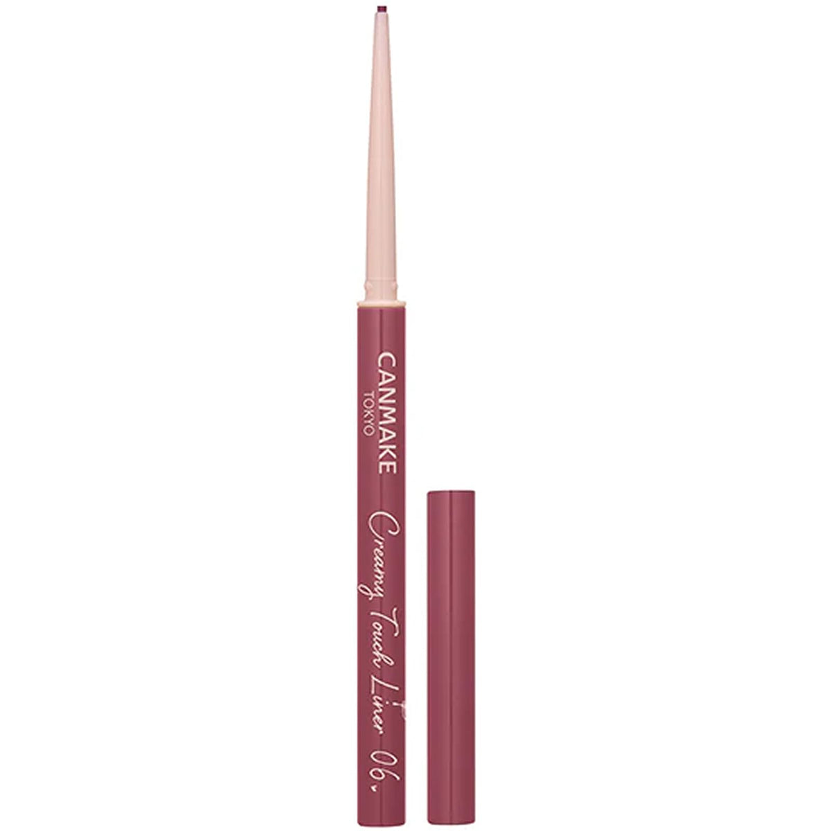 CANMAKE front view of slim cream eyeliner showing compact design and easy handling