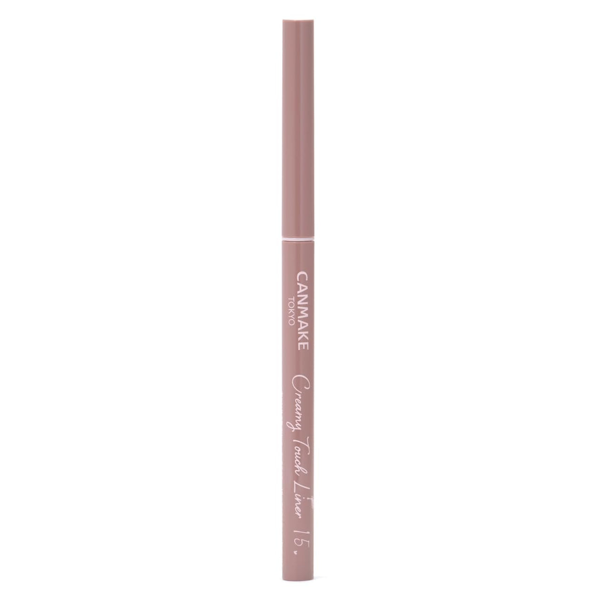 CANMAKE front packaging showing Cappuccino Pink and twist-up tube, clear product benefit
