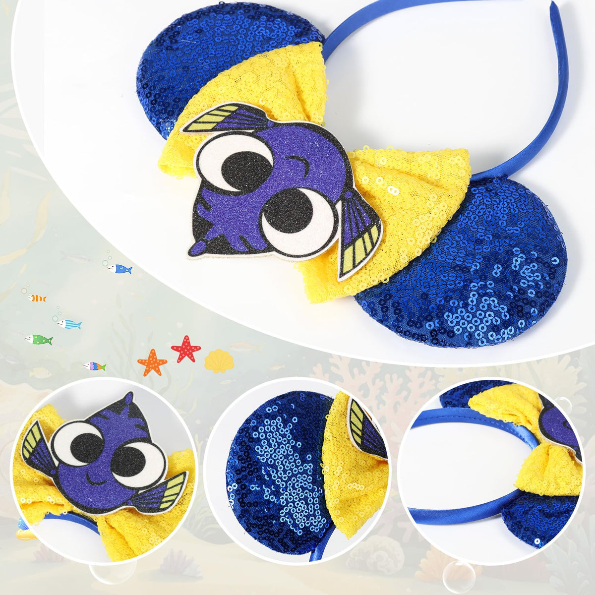 CANMIL headband next to ruler showing size and easy packing