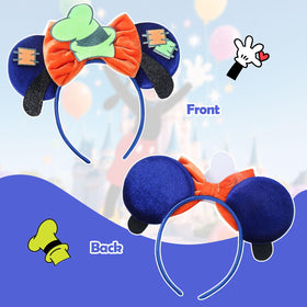 CANMIL headband next to hand showing size and lightweight travel convenience