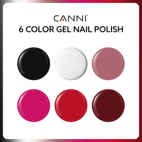 CANNI bottle close-up with color-coded labels for quick selection