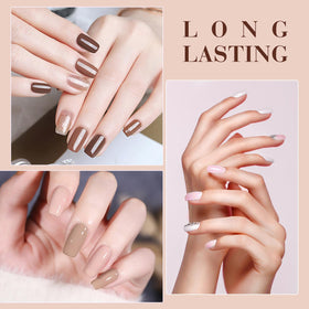 CANNI lineup of six bottles displaying varied nude-pink tones for coordinated salon looks benefit