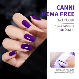 CANNI brush bristle detail spreading gel smoothly for precise, streak-free application