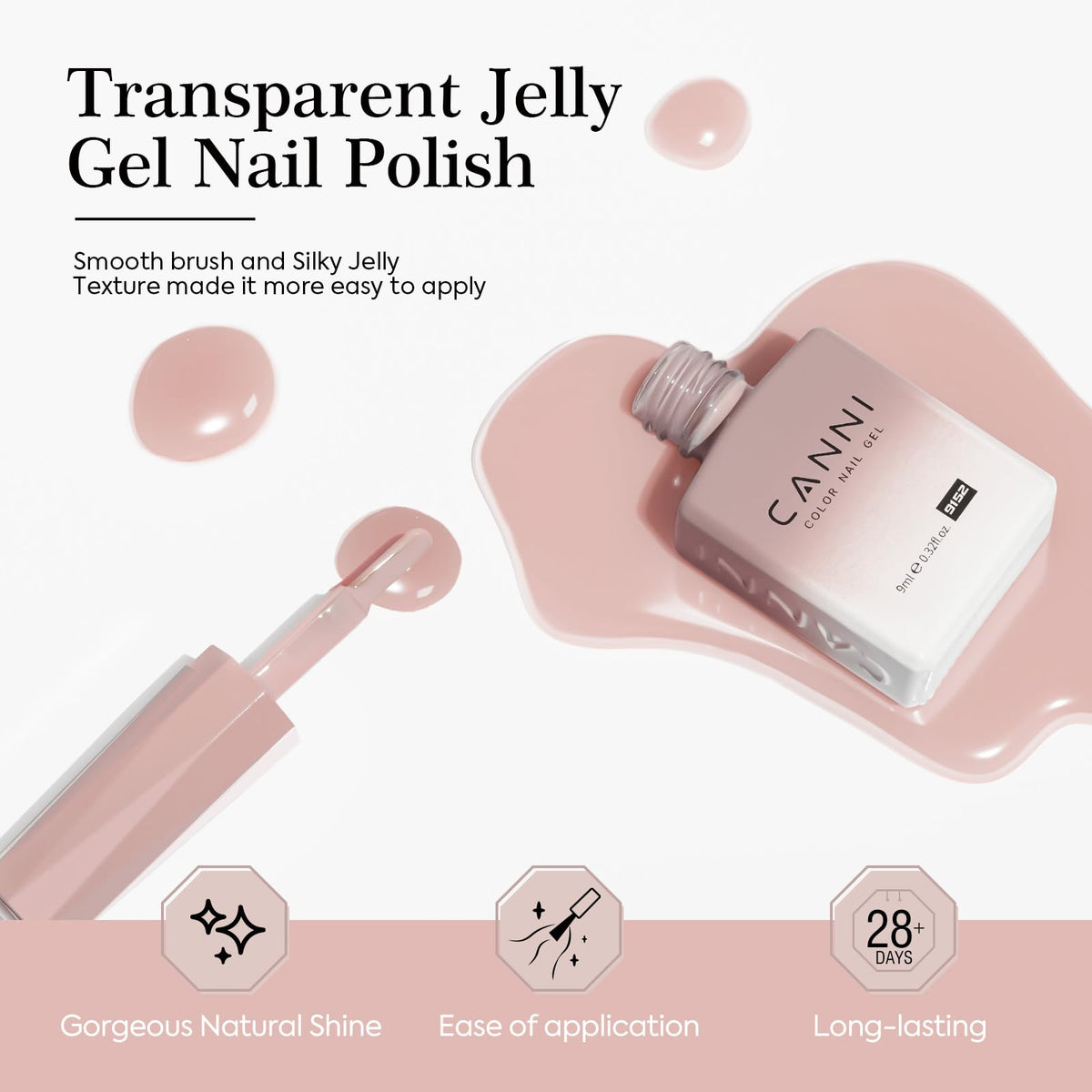 CANNI wide brush close-up demonstrating smooth, even application advantage