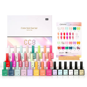 CANNI front packaging showing 30 bottle set and gift-ready box, professional variety benefit