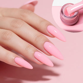 CANNI cured nails with shiny finish demonstrating long-lasting gloss