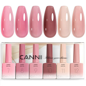 CANNI front packaging showing six color bottles for quick selection