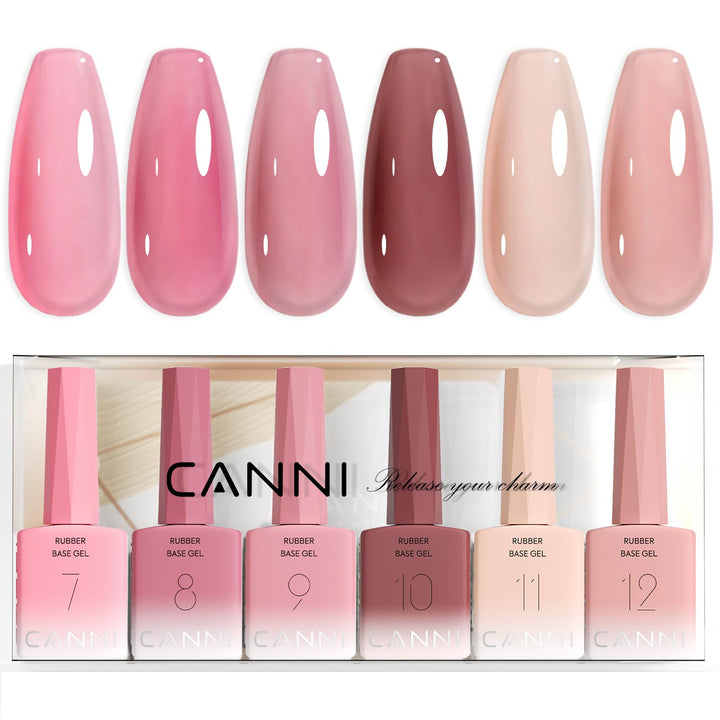 CANNI front packaging showing six color bottles for quick selection