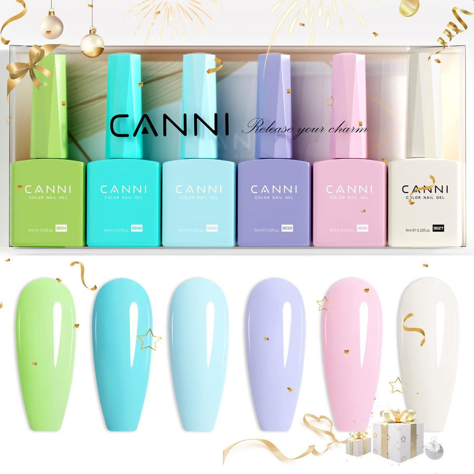 CANNI front packaging of six 9ml bottles showing kit and gift-ready box benefits