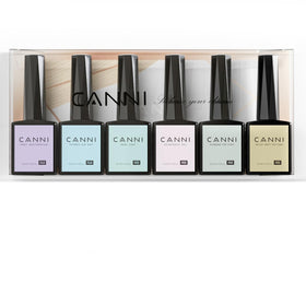 CANNI front packaging showing full 6-piece set and usable at-home manicure kit