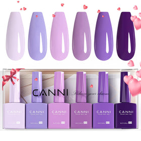 CANNI front packaging showing entire purple gel kit and easy selection benefit