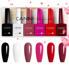 CANNI front packaging showing six gel bottles and benefits