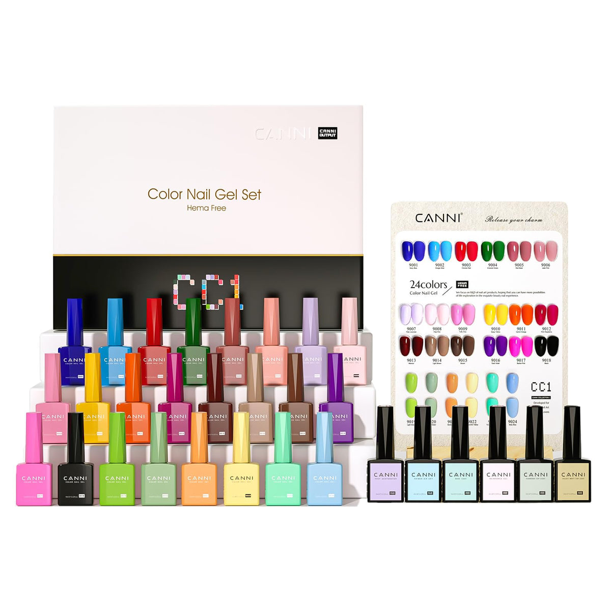 CANNI front packaging showing full 30-piece kit and benefits