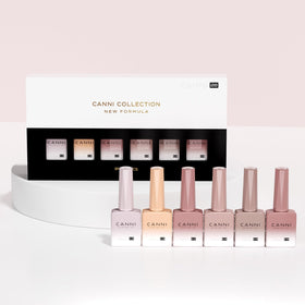 CANNI gel polish curing on nails under LED lamp for salon-quality finish