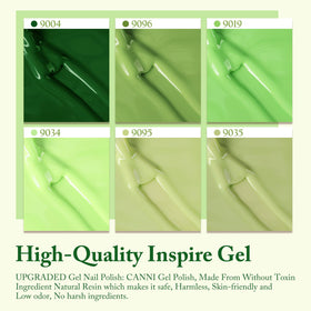 CANNI gel set styled with spring outfit flatlay, versatile seasonal looks benefit