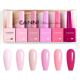 CANNI in salon setup next to LED lamp showing professional curing workflow