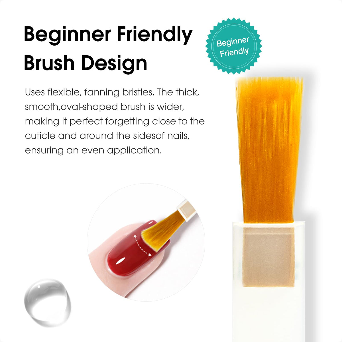 CANNI nail with primer before color showing a prepared base for longer-lasting polish