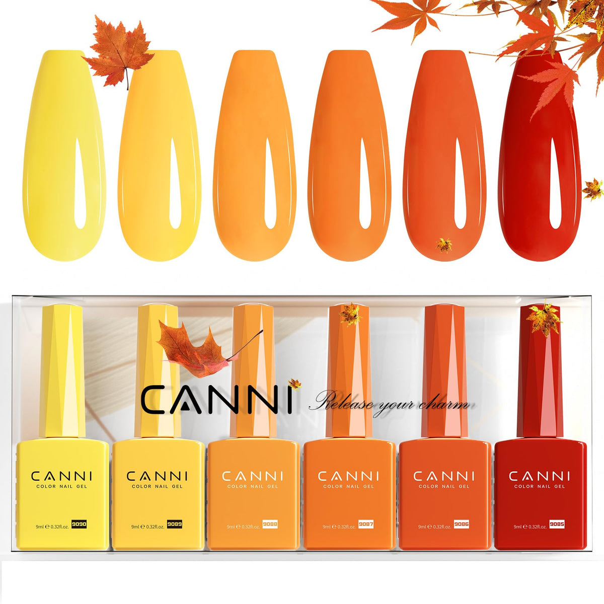 CANNI seasonal lifestyle setting with fall props inspiring manicure ideas