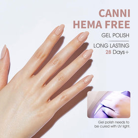 CANNI shade swatches displayed on a fan to compare nude pink tones benefit quick color matching